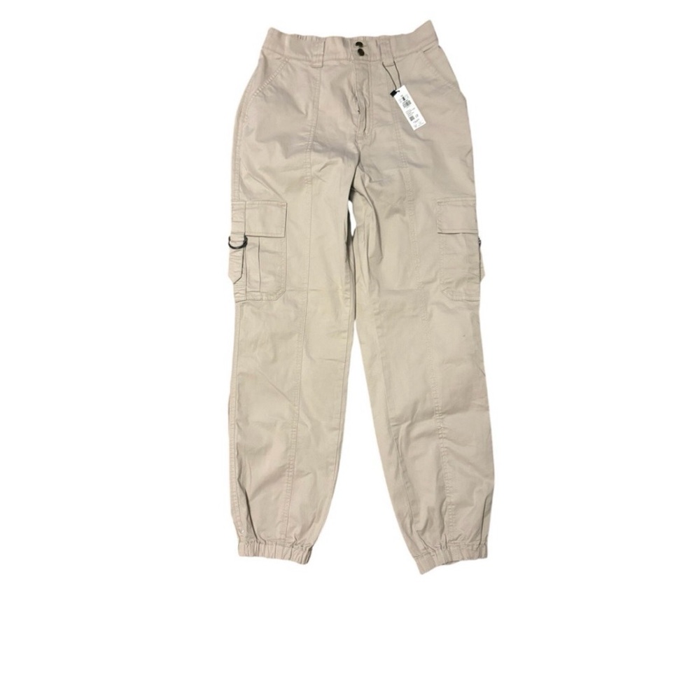 Garage Cargo Jogger Pants NWT Size Medium - Beige Utility Style